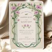 Invitation Lilac Elegance Floral Mariage