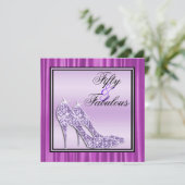 Invitation Lilac Glittery Stilettos & Musique Fabuleux 50 (Debout devant)