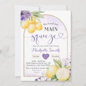 Invitation Lilac Lemon principal Squeeze douche nuptiale (Devant)