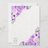 Invitation Lilac Princess Robe & Bottes Quinceañera (Dos)