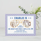 Invitation Lilac TopOne Pilote de combat thème premier annive (Debout devant)