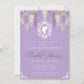 Invitation Lilac Vintage douche nuptiale (Devant)