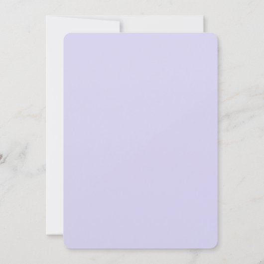 Invitation Lilacs et Bluebirds (Dos)