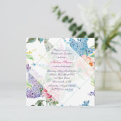 Invitation Lilacs et Peonies (Debout devant)