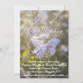 Invitation Lilas