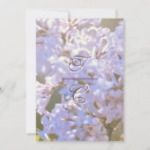 Invitation Lilas (Dos)