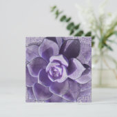 Invitation lilas de Fête de la mariée de (Debout devant)