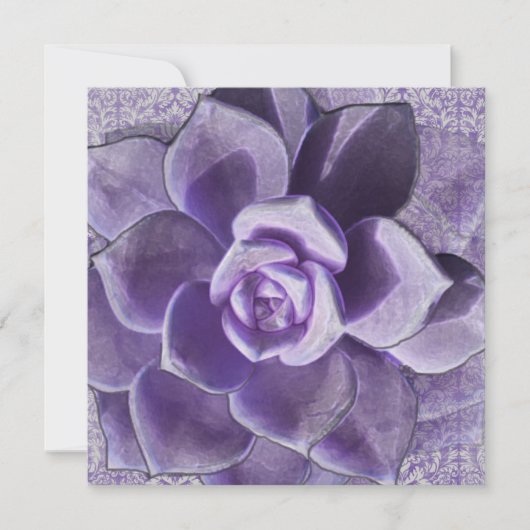 Invitation lilas de Fête de la mariée de (Devant)