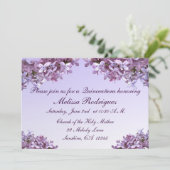 Invitation lilas de Quinceanera (Debout devant)