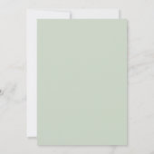 Invitation Lilas et Sauge Terreuse (Dos)
