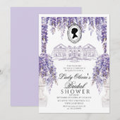 Invitation Lilial de l'ère Régence Fête de mariage (Devant / Derrière)