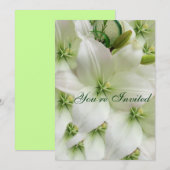 Invitation Lilies d'Amour_Invitation (Devant / Derrière)