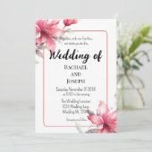 Invitation Lilies Mariage (Debout devant)