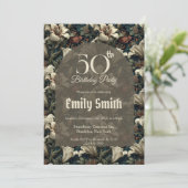 Invitation Lilies Tendances Thème 60e Anniversaire (Debout devant)