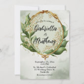 Invitation Lillies Mariages de fleurs de la vallée (Devant)