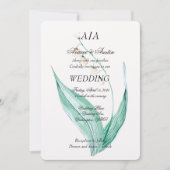 Invitation Lilly du Mariage de la Vallée (Devant)