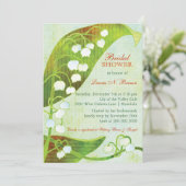 Invitation Lily de la Fête de l'mariée du Jardin de la vallée (Debout devant)