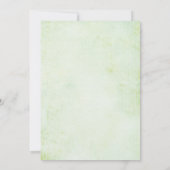 Invitation Lily de la Fête de l'mariée du Jardin de la vallée (Dos)