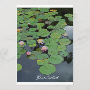 Invitation Lily Pads "Votre Invité"