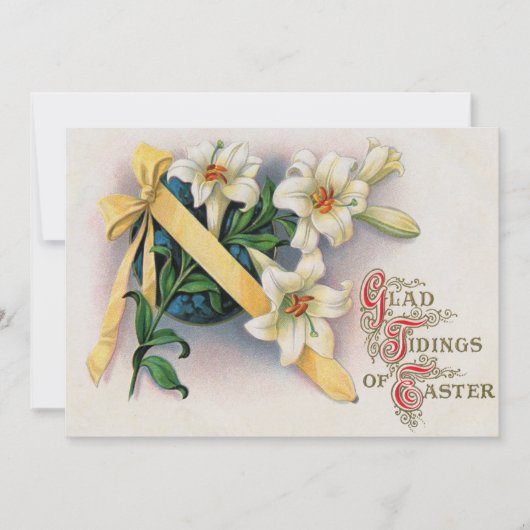 Invitation Lily Rubans Jaunes de Lys (Devant)