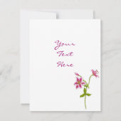 Invitation Lily Tigre Rose (Dos)