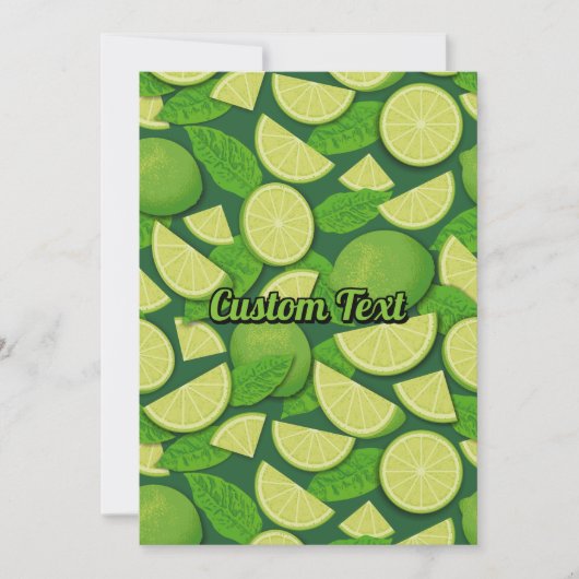 Invitation Lime (Devant)