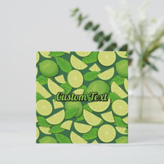 Invitation Lime (Debout devant)
