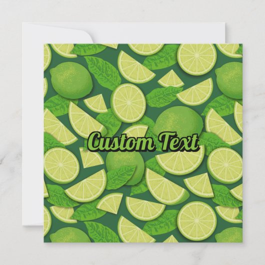 Invitation Lime (Devant)