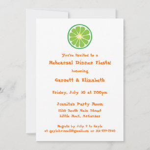 Invitation Lime Fiesta