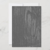 Invitation Lime Green Rustic Grange Bois de mariage Invitatio (Dos)