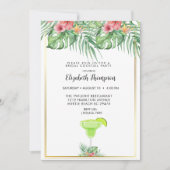 Invitation Lime Margarita Bridal Cocktail de douche Invitatio (Devant)