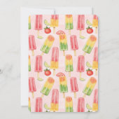 Invitation Lime Pineapple Yellow Watermelon Fruity Birthday (Dos)