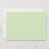 Invitation Limelight Green Hydrangea Papier de mariage person (Dos)