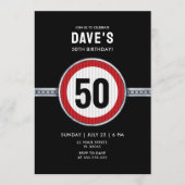 Invitation Limite de vitesse 50e anniversaire  (Devant)