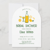 Invitation Limoncello Lemonade Fête des mariées d'arc PERSONN (Devant)