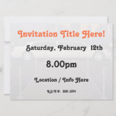 Invitation Limousine Classique de Star sur Tapis Rouge (Dos)