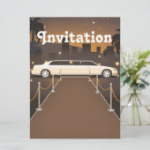 Invitation Limousine Classique de Star sur Tapis Rouge (Debout devant)