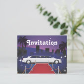 Invitation Limousine de célébrité sur tapis rouge (Debout devant)