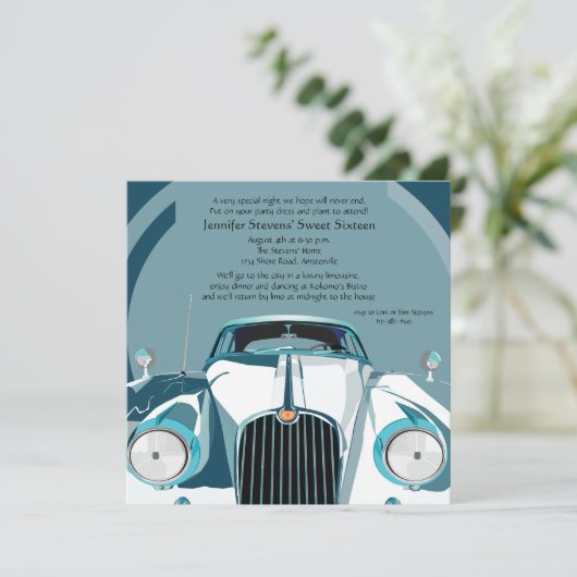 Invitation Limousine Luxury (Debout devant)