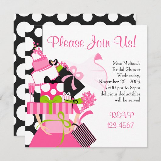 Invitation L'Impossible pile Mariage (Devant / Derrière)