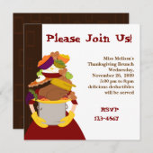 Invitation L'Impossible Soirée Thanksgiving (Devant / Derrière)