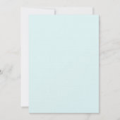 Invitation Lin blanc écume de mer  (Devant)