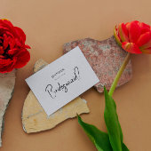 Invitation Lin Gris Blanc Script Serez-Vous Ma Servante D'Acc