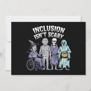 Invitation L'inclusion drôle n'est pas effrayante Professeur 
