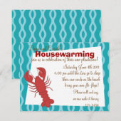 Invitation L'incroyable homard (Devant / Derrière)