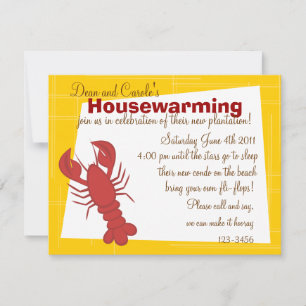 Invitation L'incroyable homard