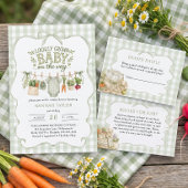 Invitation Linge de bébé fait local Cadeau de naissance