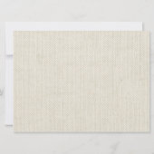 Invitation Linge de dentelle mariage blanc classique jolie (Dos)