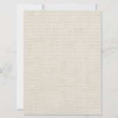 Invitation Linge de dentelle mariage blanc classique jolie (Dos)