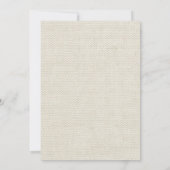 Invitation Linge de dentelle mariage blanc classique jolie (Dos)